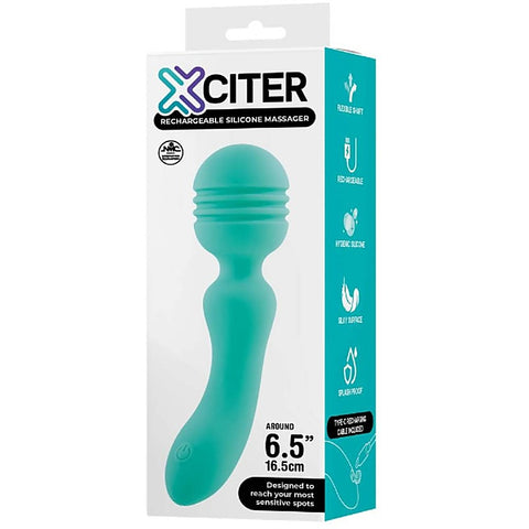 Excellent Power Exciter Rechargeable Silicone Body Wand