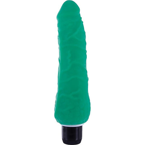 True Feel Slim Soft and Pliable Vibrating Realistic Dildo