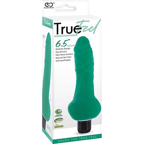True Feel Ballsy Realistic Design Vibrating Dildo
