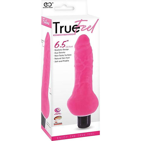 True Feel Ballsy Realistic Design Vibrating Dildo