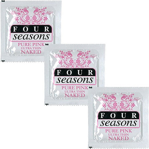 Naked Pure Pink Ultra Thin Condoms 144 Pack by Four Seasons