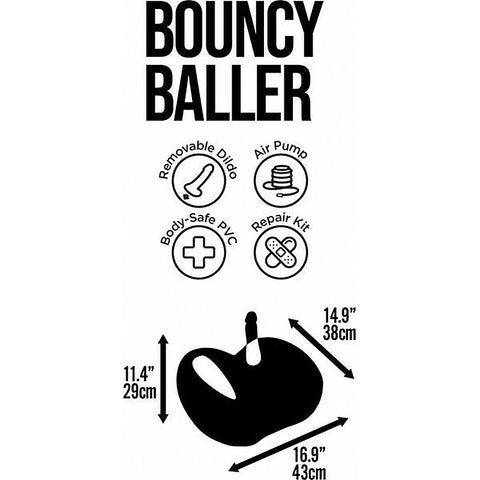 Bouncy Baller Inflatable Dildo by Hott Products