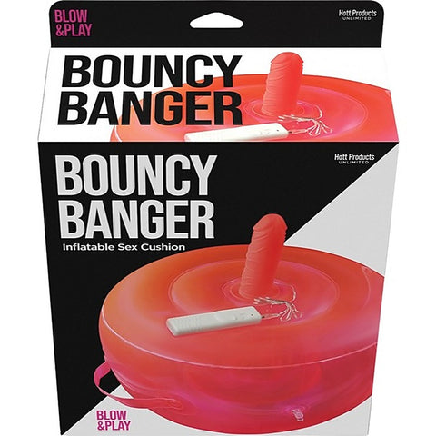 Bouncy Banger Inflatable Vibrating Dildo by Hott Products