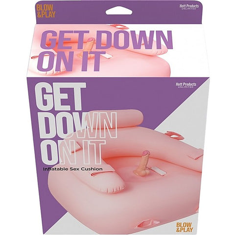 Get Down On It Inflatable Vibrating Dildo by Hott Products