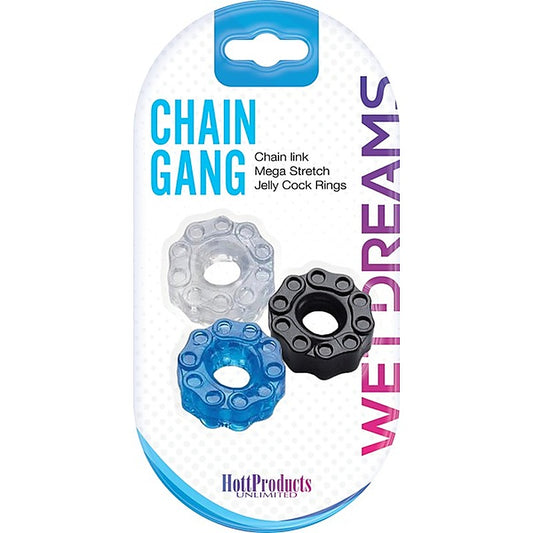 Chain Gang Erection Enhancer Stretchy Cock Rings