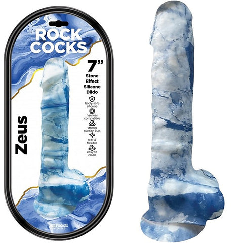 Rock Cocks Zeus Bendable Realistic Textured Dildo