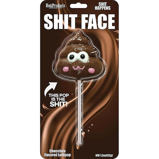 Shit Face Chocolate Flavour Lollipop by Hott Products