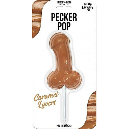 Lusty Lickers Pecker Shaped Pop Candy by Hott Products