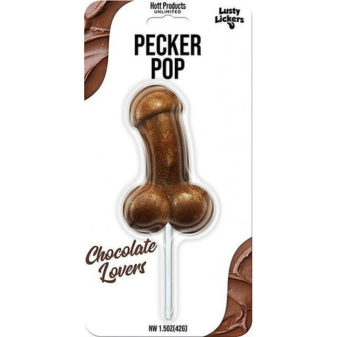 Lusty Lickers Pecker Shaped Pop Candy by Hott Products