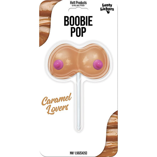 Lusty Lickers Boobie Shaped Edible Pop Candy