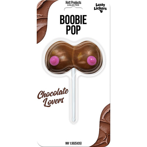 Lusty Lickers Boobie Shaped Edible Pop Candy