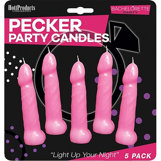 Bachelorette Pecker Party Candle 5 Pack by Hott Products