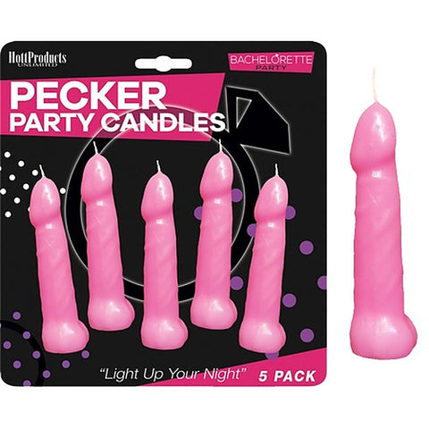 Bachelorette Pecker Party Candle 5 Pack by Hott Products
