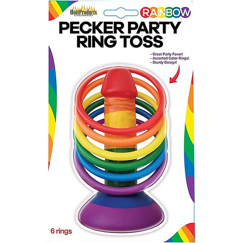 Rainbow Pecker Party Ring Toss by Hott Products