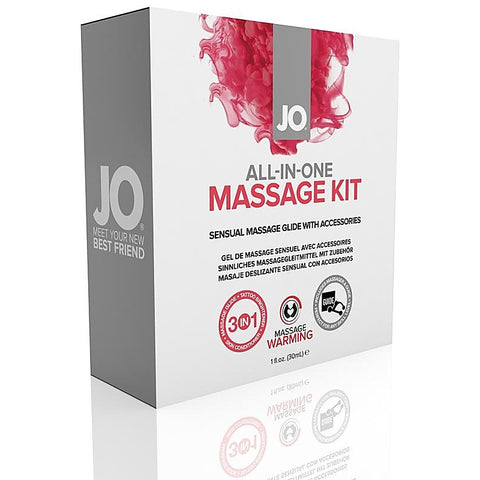 All-In-One Warming Massage Glide Kit by System Jo