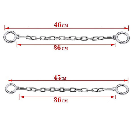 Class Stainless Steel BDSM Play Toe Cuffs by BDStyle