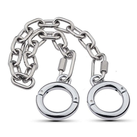Class Stainless Steel BDSM Play Thumb Cuffs by BDStyle