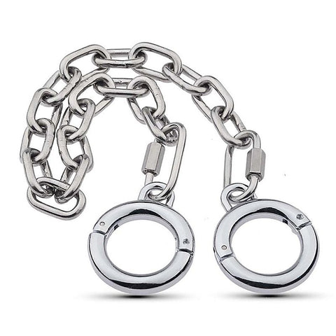 Class Stainless Steel BDSM Play Thumb Cuffs by BDStyle
