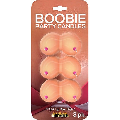 Boobie Shape Novelty Party Candles by Hott Products