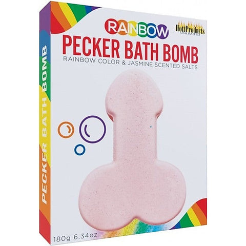 Rainbow Naughty Pecker Shape Bath Balm by Hott Products