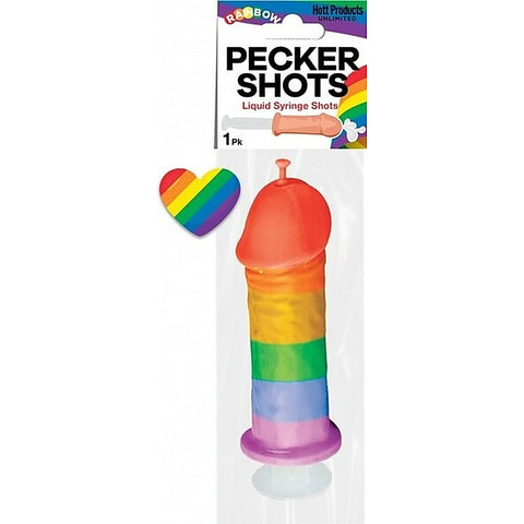 Rainbow Pecker Shots Liquid Syringe by Hott Products