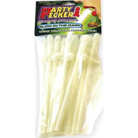 Party Pecker Sipping Penis Shape Straws by Hott Products