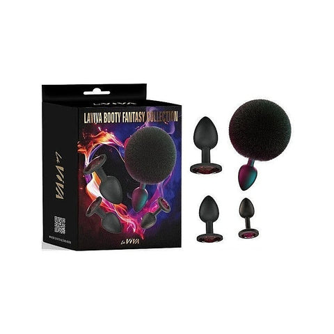 Booty Fantasy Diamond Butt Plug Collection 4 Piece