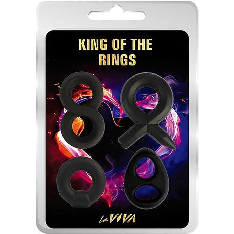 King of the Rings Stretchy Silicone Cock Ring by La Viva