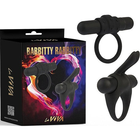 Babbitty Rabbitty Stretchy Silicone Cock Ring by La Viva