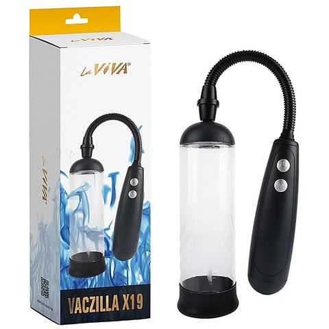 Vaczilla X19 Cylinder 2 Speed Mens Penis Pump by XR Brands