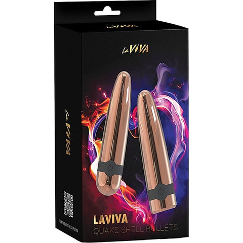 Quake Shell Multi Function Bullet Vibrator by La Viva