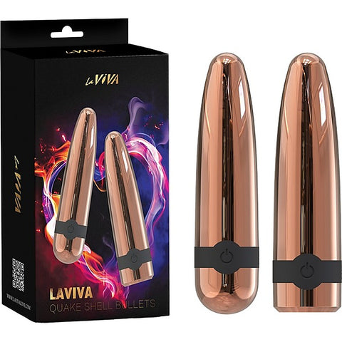 Quake Shell Multi Function Bullet Vibrator by La Viva
