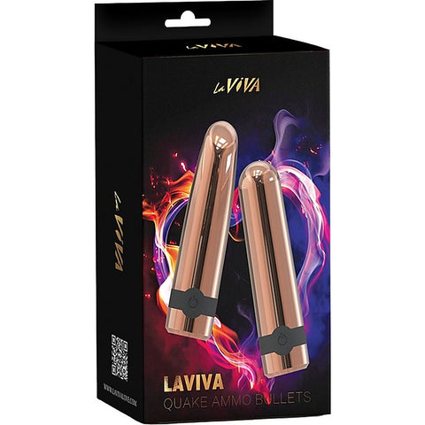 Quake Ammo 10 Function Bullet Vibrator by La Viva