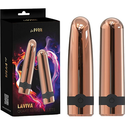 Quake Ammo 10 Function Bullet Vibrator by La Viva