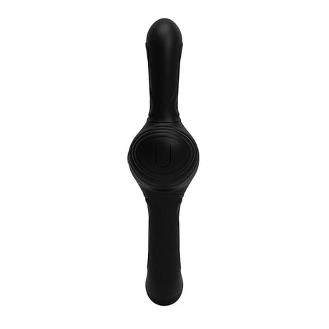 Double Fury Vibrating & Thrusting Dildo by La Viva