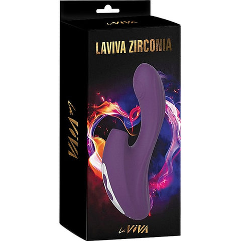 Zirconia Sucking & Knocking Rabbit Vibrator by La Viva