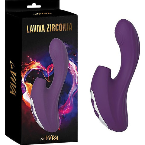 Zirconia Sucking & Knocking Rabbit Vibrator by La Viva