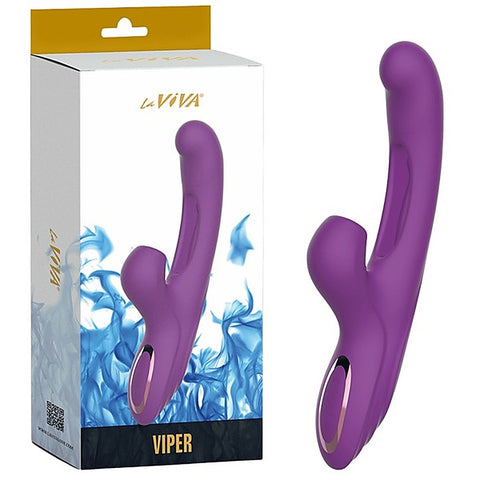 Viper Clitoral Sucking Flickering Rabbit Vibrator by La Viva