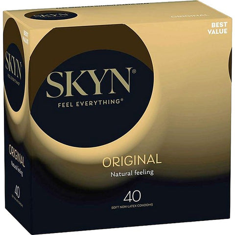 Skyn Original Natural Feeling Non-Latex Condoms by Ansell