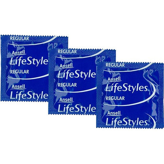 Lifestyles Regular Lubricated Condoms Bulk 144 Pack