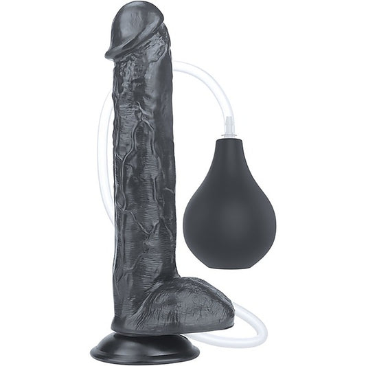Squirt Extreme Realistic Looking Dong Black by Lovetoy
