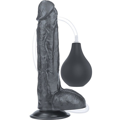 Squirt Extreme Realistic Looking Dong Black by Lovetoy