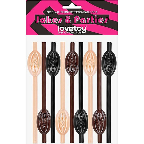 9 Pack Pussy Straws by Lovetoy