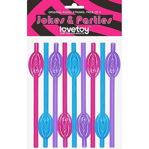 9 Pack Pussy Straws by Lovetoy