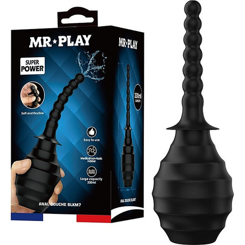 Mr Play Anal Douche BLKM7 With Flexible Nozzle by Baile