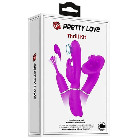 Velvety Silicone & Vibrating Thrill Kit by Baile