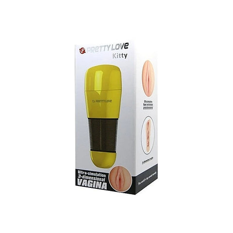Pretty Love Kitty Vagina Automatic Male Masturbator by Baile