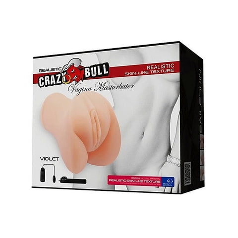 Crazy Bull Violet Vibrating Vagina Male Masturbator by Baile
