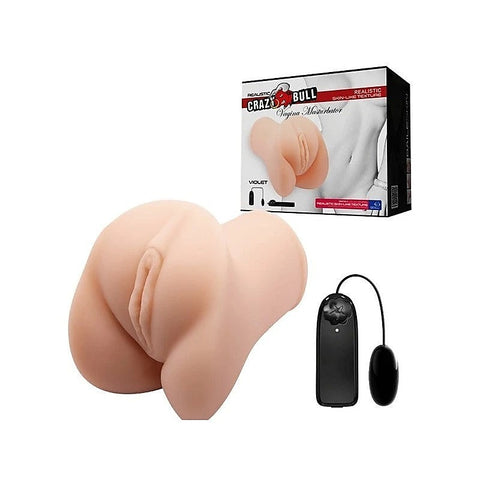 Crazy Bull Violet Vibrating Vagina Male Masturbator by Baile