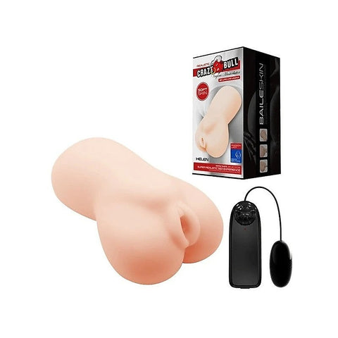 Crazy Bull Helen Vibrating Vagina Mens Masturbator by Baile